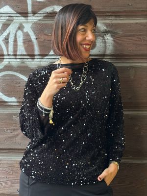 Blusa paillette
