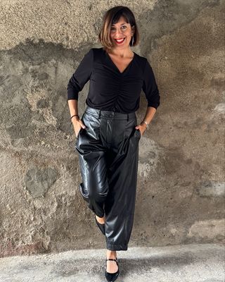 Carrot pant ecopelle