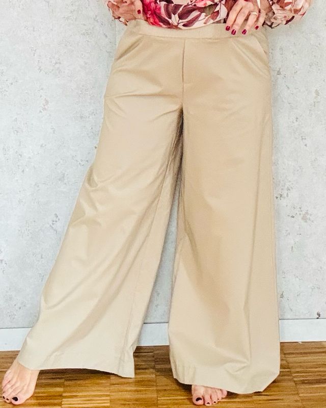 Pant palazzo bengalina sand