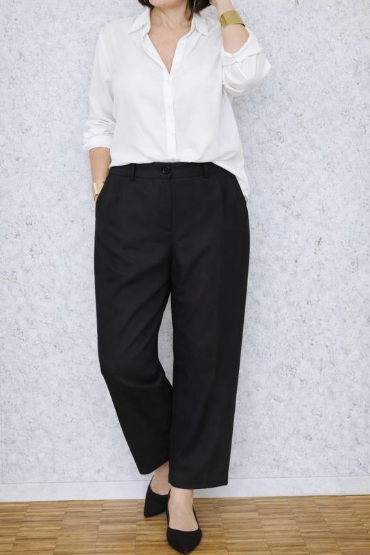 Pant ovetto viscosa black