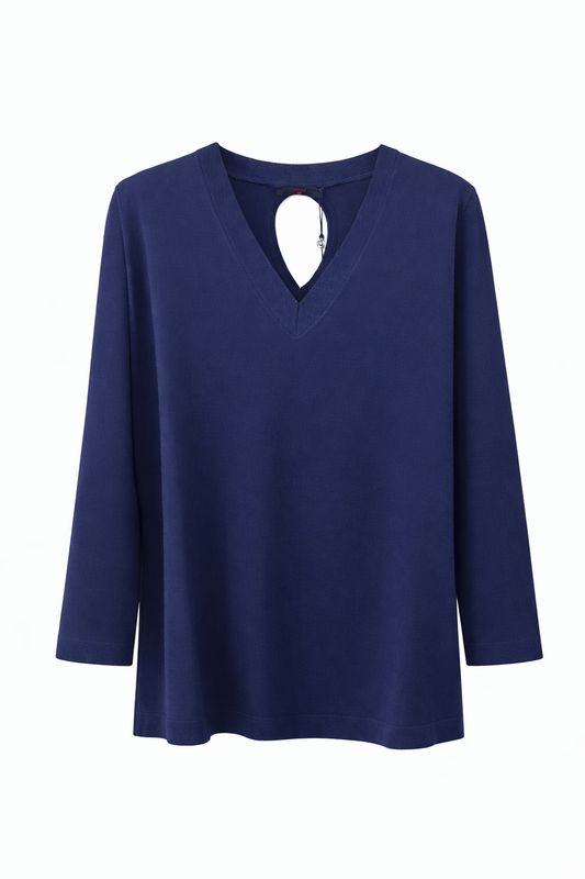 Maglia goccia blu