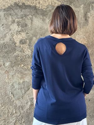 Maglia goccia blu