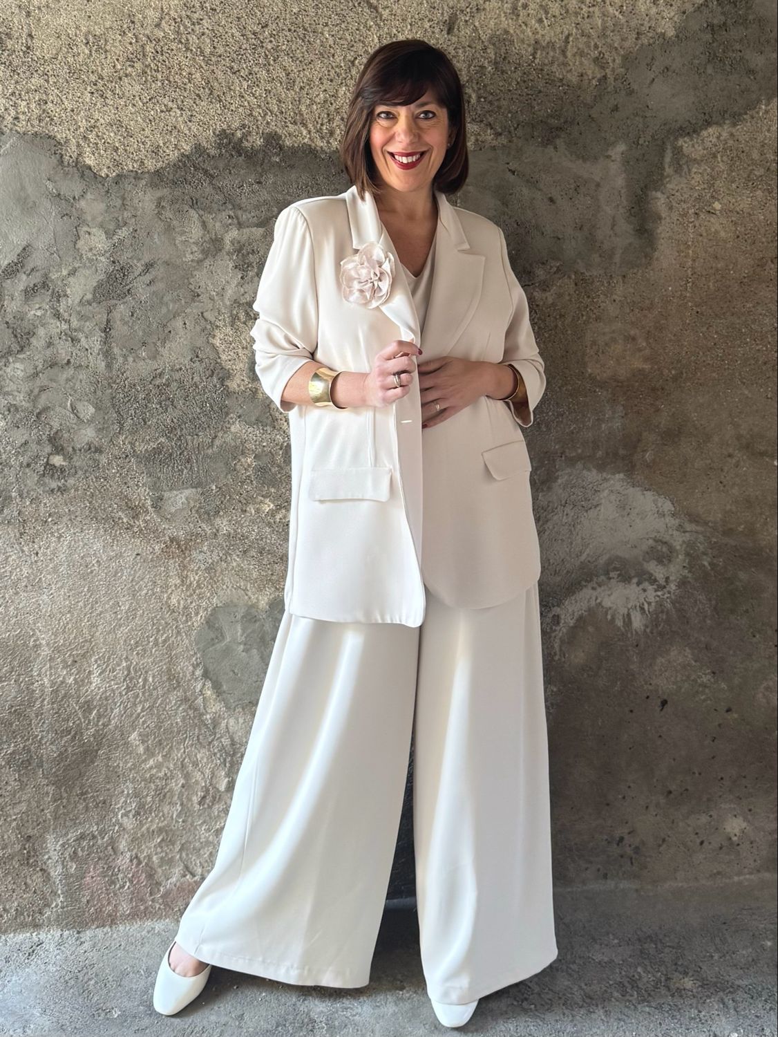 Tailleur fluido burro