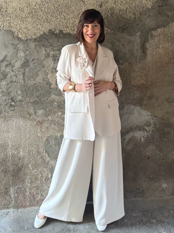 Tailleur fluido burro