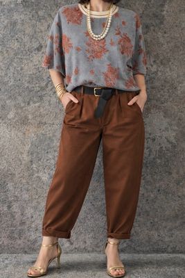 Blusa fantasia azzurra