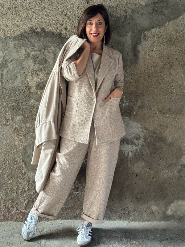 Blazer taglio rilassato