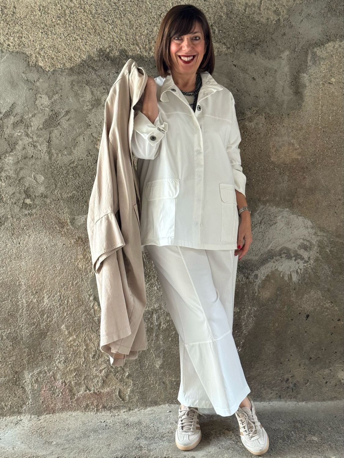 Blazer bengalina latte