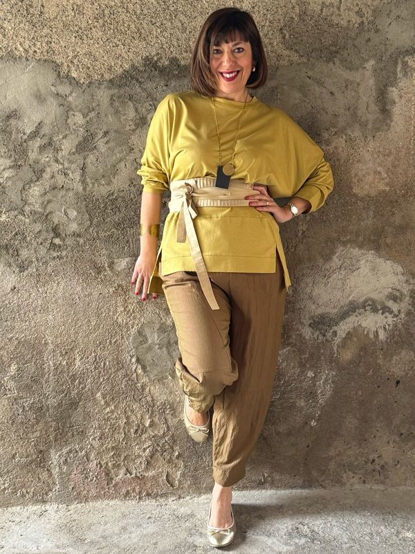 Maglia spacchetti fluida