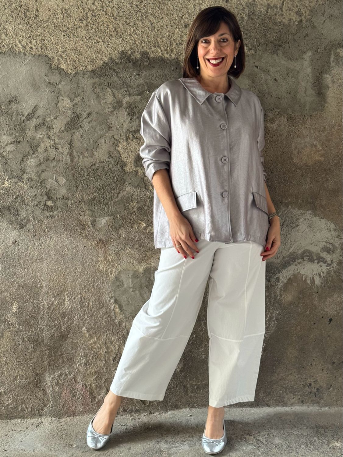 Blazer destrutturato Perla