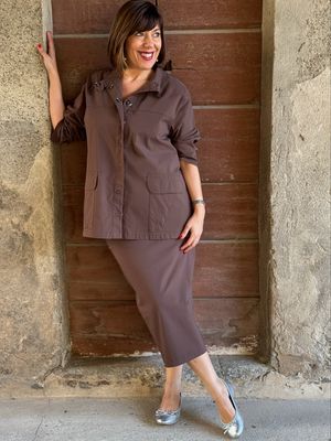 Gonna snellente cioccolato