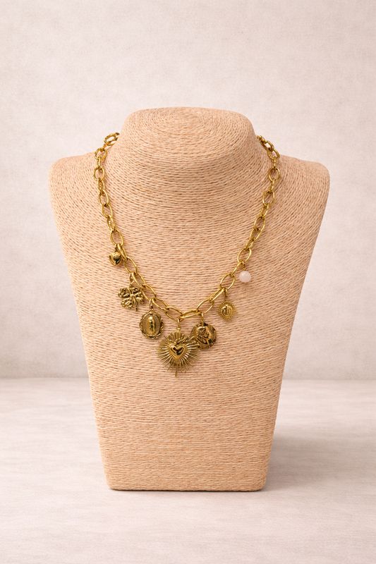 Girocollo multi ciondolo