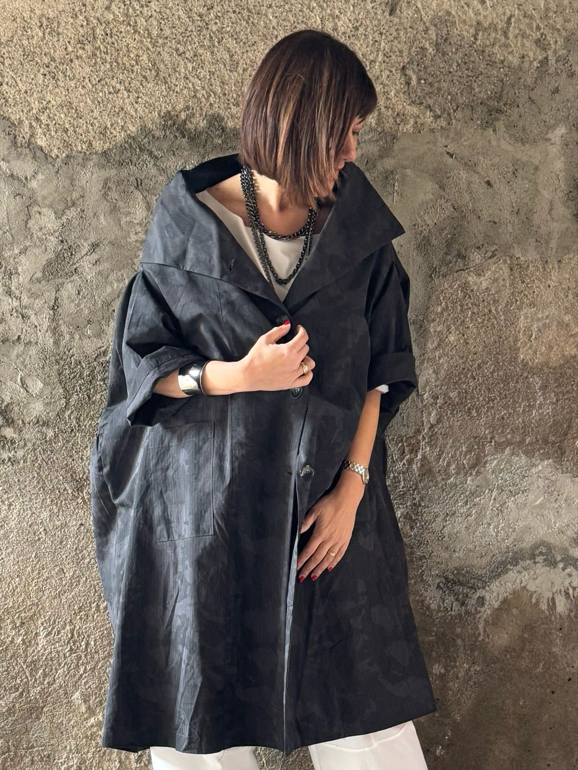 Pin stripes Spring Coat