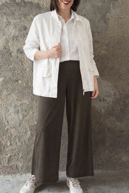 Pant palazzo cioccolato