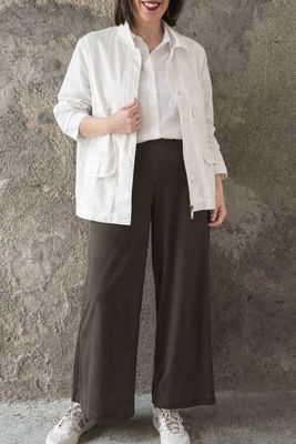 Pant palazzo cioccolato