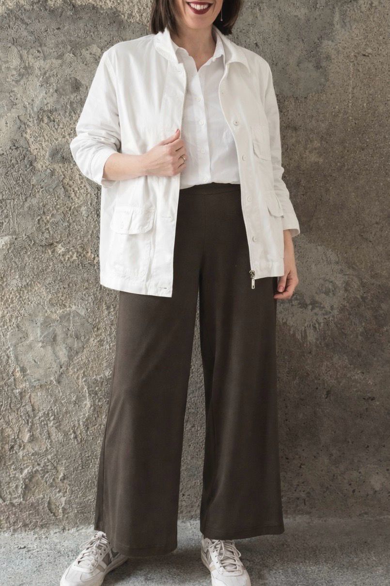 Pant palazzo cioccolato