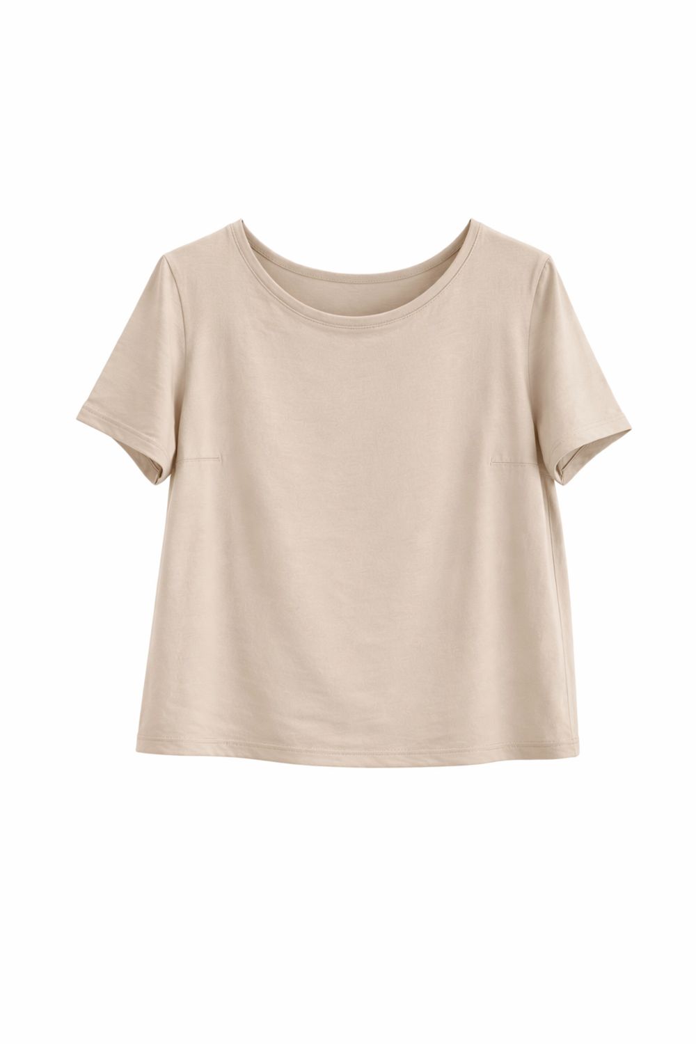 Blusa satin elasticizzata sabbia cod 514