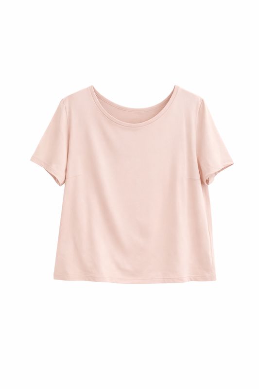 Blusa satin elasticizzata cipria cod 514