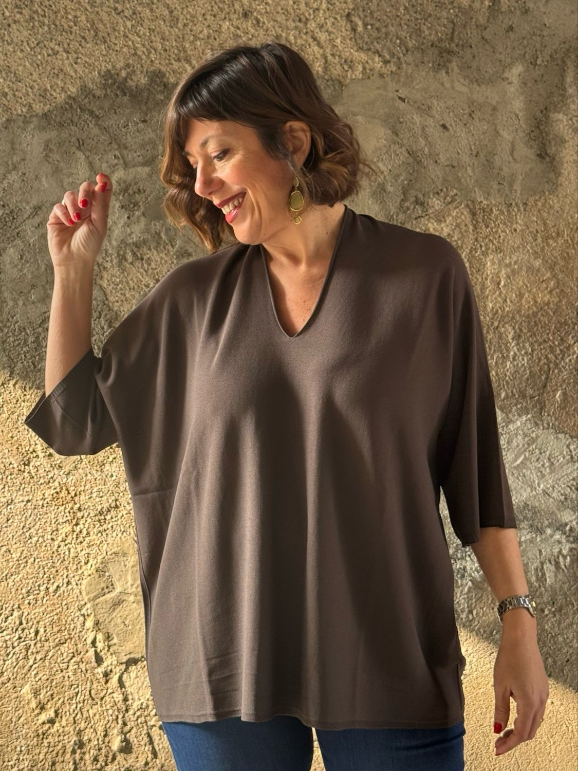 Maglia  goccia cacao