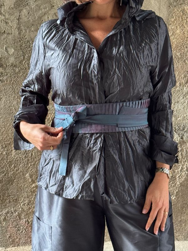 Fusciacca grigio verde cangiante