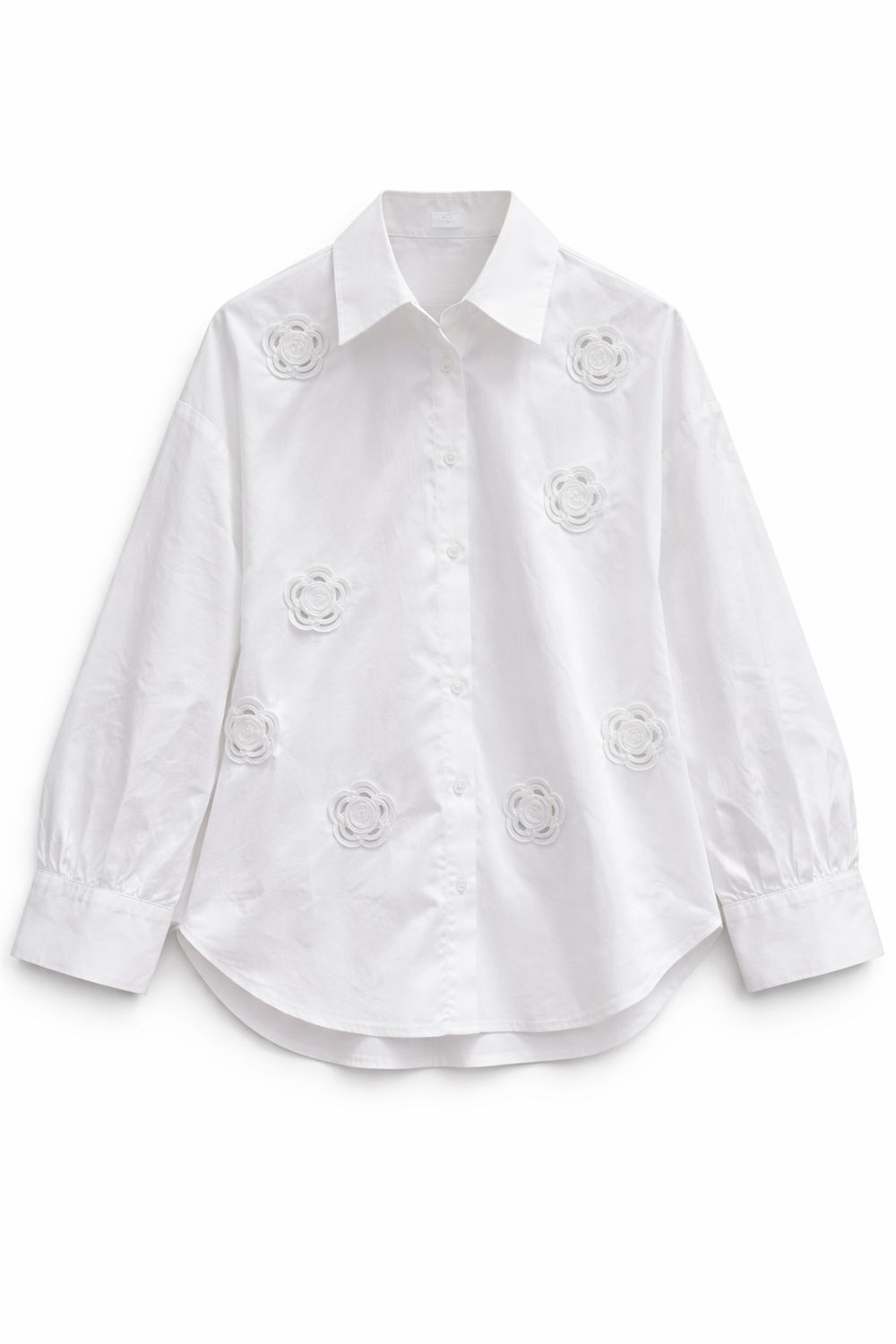 Camicia ricamo cut out