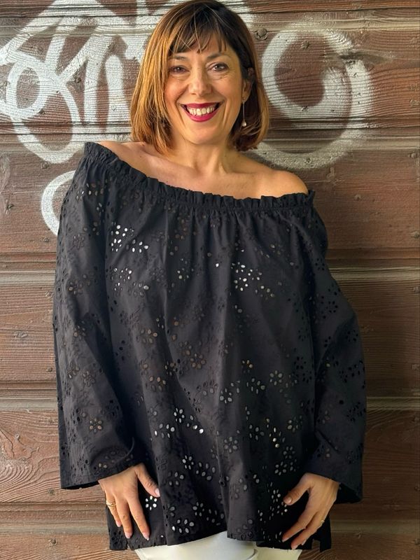 Blusa San Gallo Black