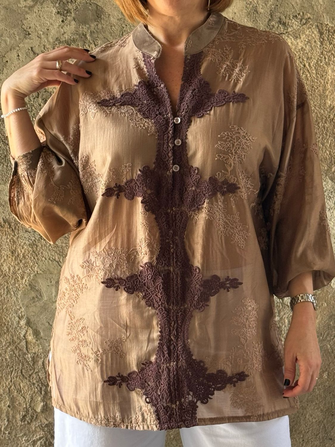 Camicia Ricamo
