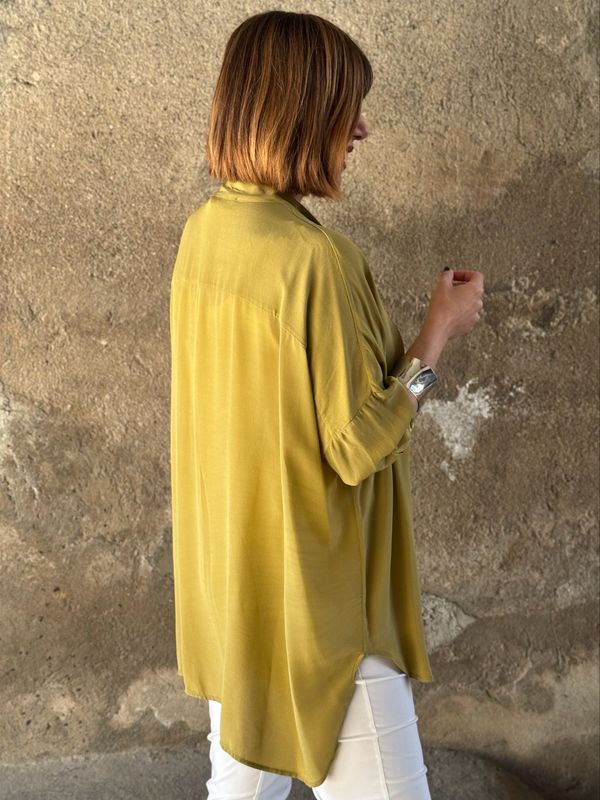 Camicia fluida olio