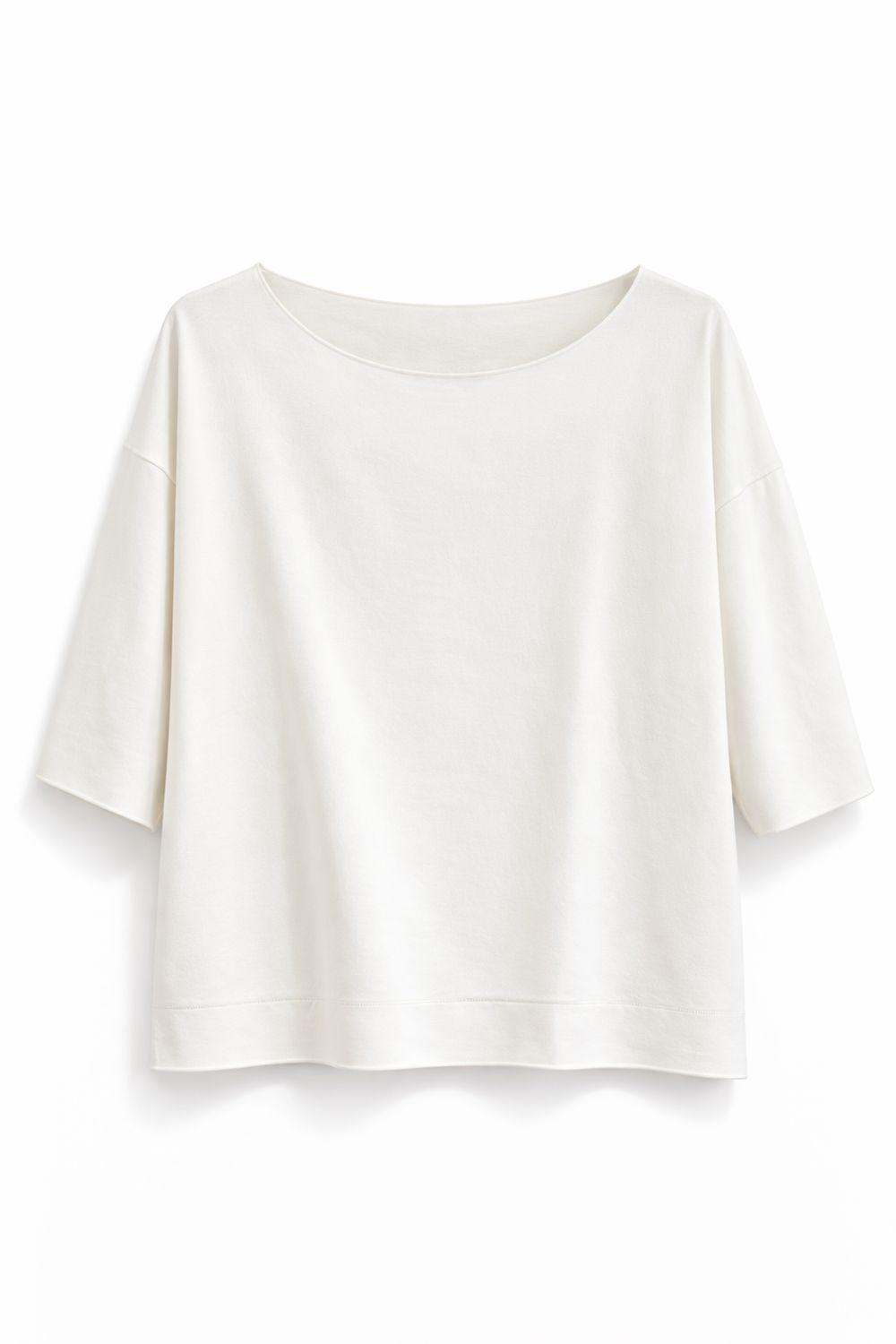 T-shirt viscosa kimono taglio vivo