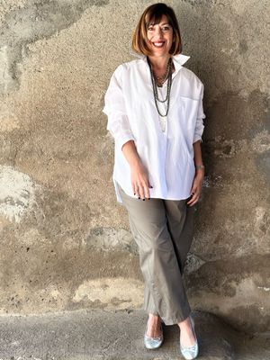 Pant baloon verde militare