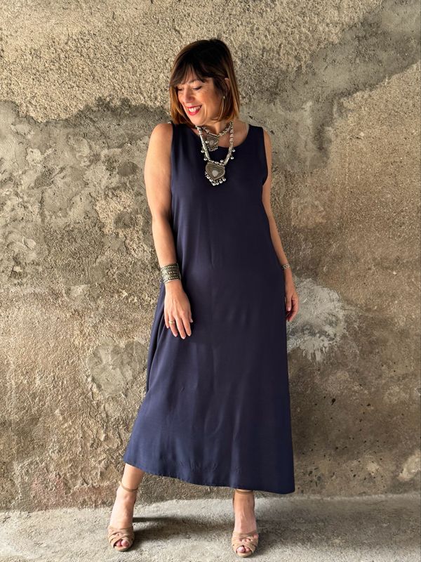 Blue A Dress
