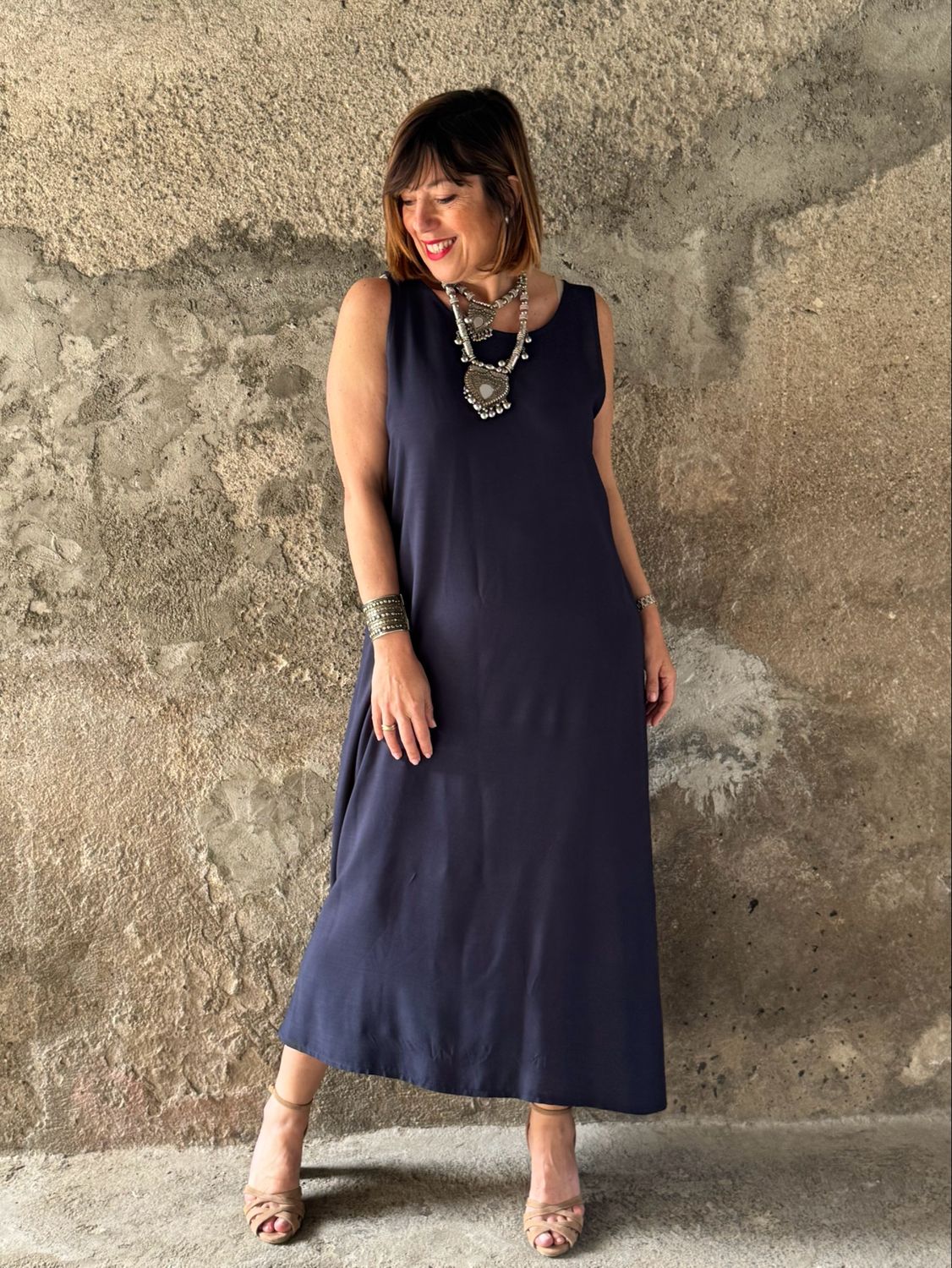 Blue A Dress