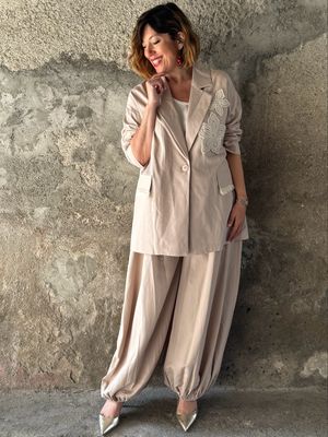 Blazer Macramè Panna
