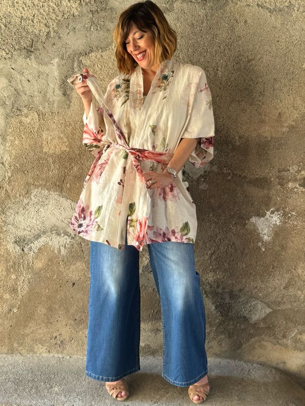 Kimono floreale