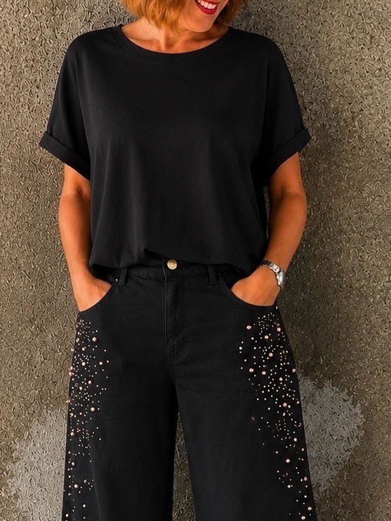 Pant perle black