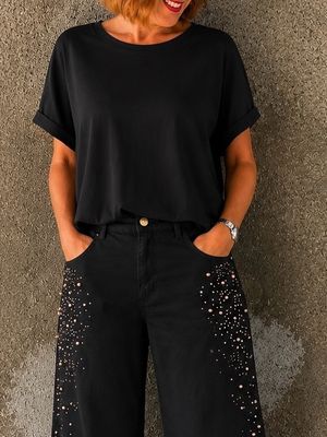 Pant perle black