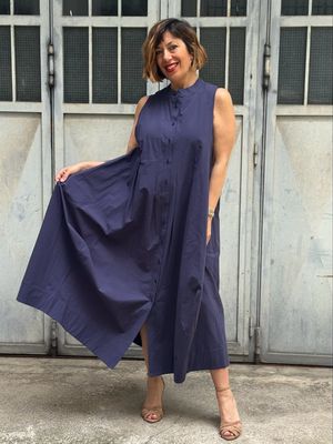 Abito Rebecca blu