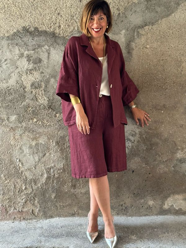 Easy Linen Set Wine