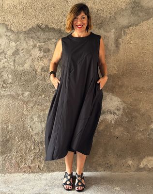 Black Cotton Dress
