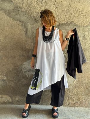 Long Japanese Blouse