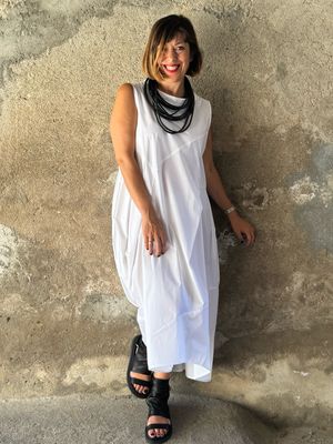 White Cotton Dress
