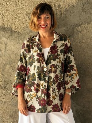 Blazer lino Floreal