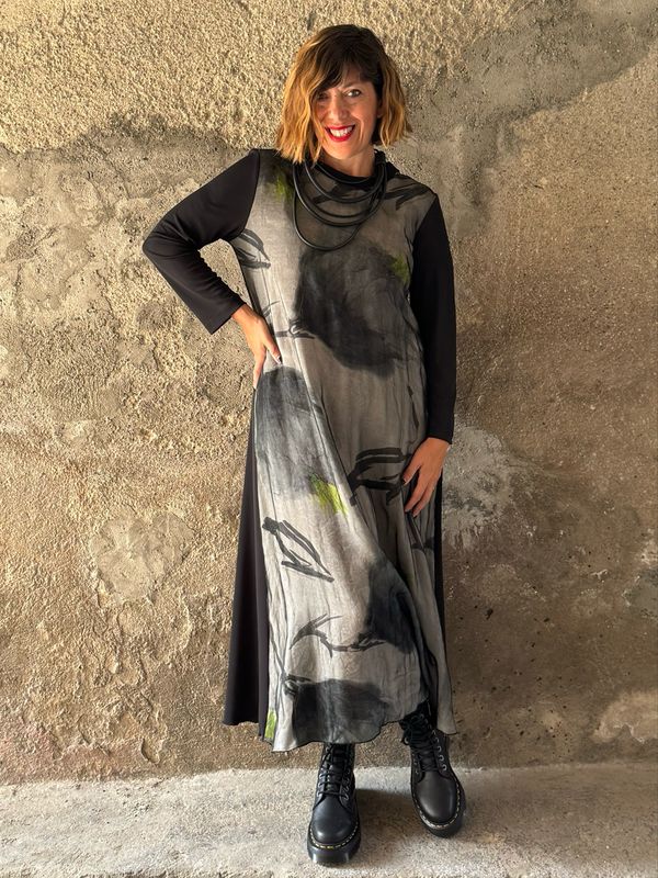 Abstract Flower Dress