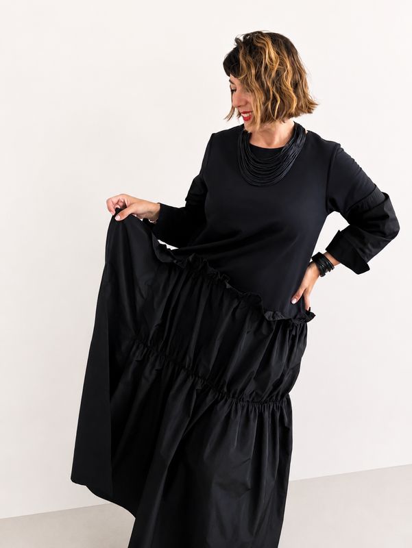 AvantGarde Black Dress