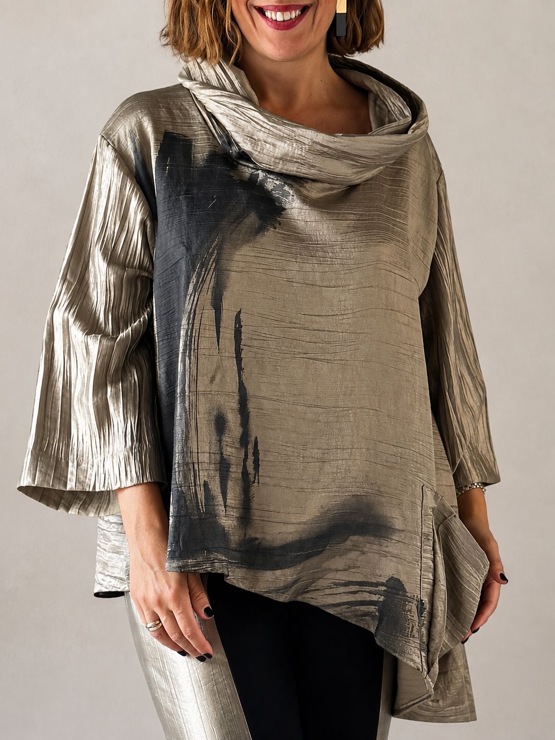 Japan Golden BLouse in RAYON