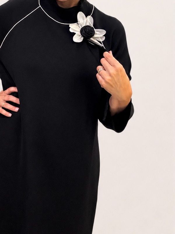 Scuba Flower Dress
