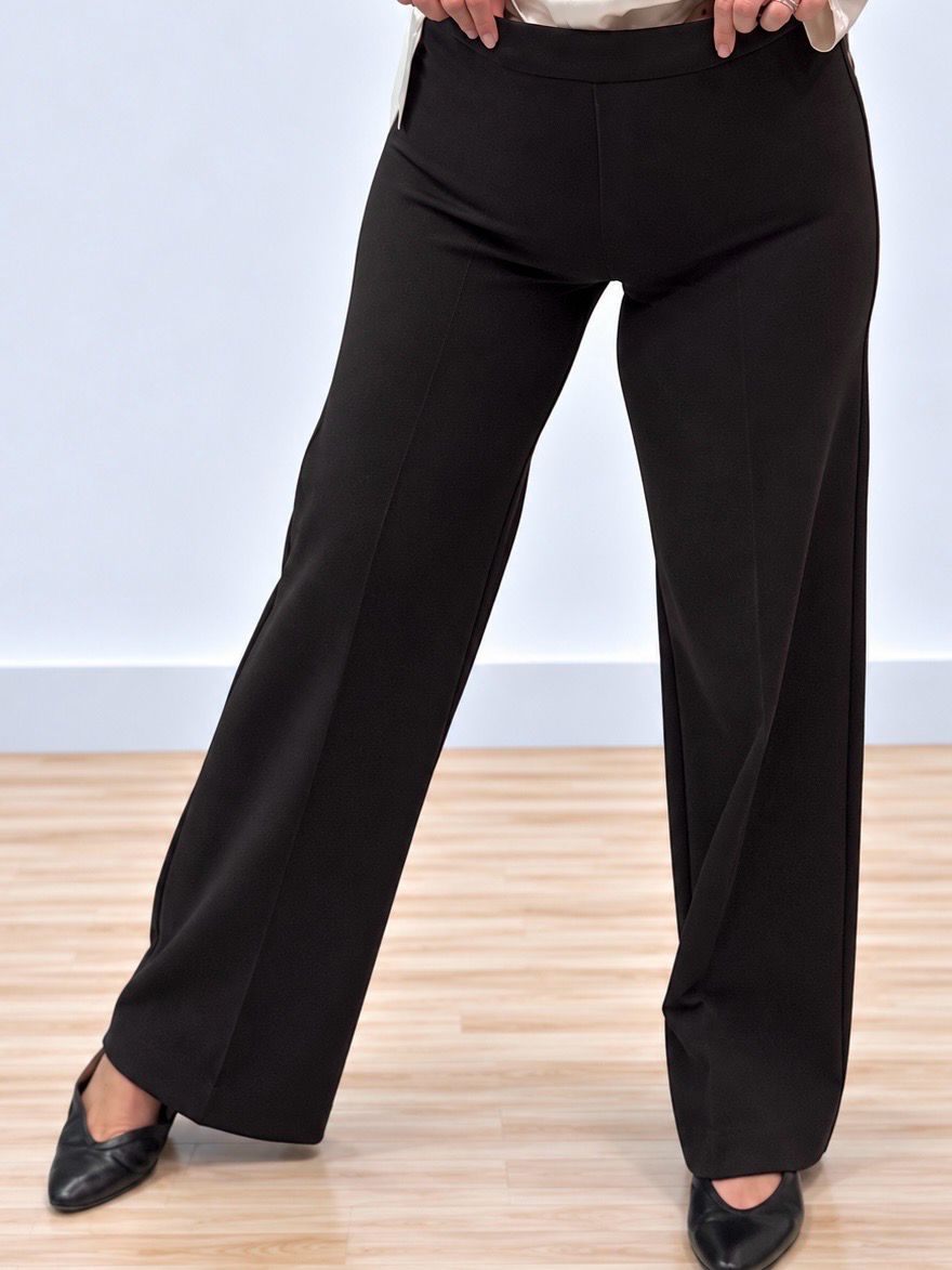 Gabriella Pant gamba dritta CIOCCO