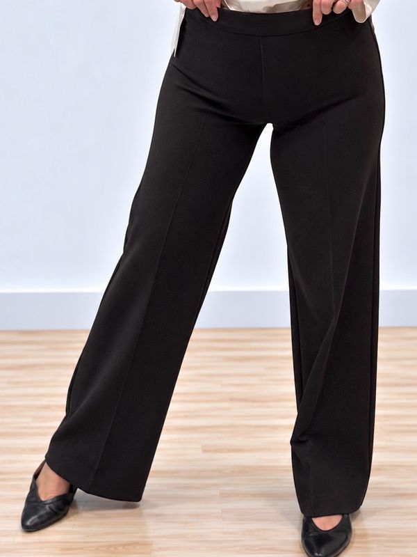 Gabriella Pant gamba dritta CIOCCO