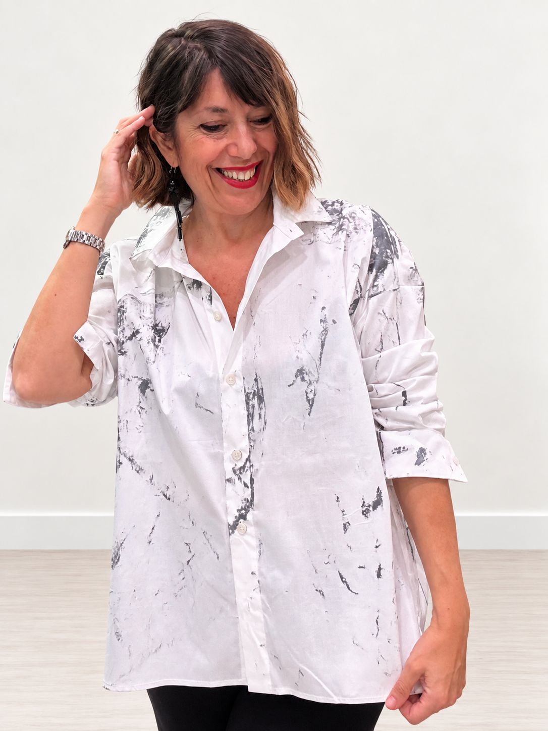 Camicia Aforisma Argento