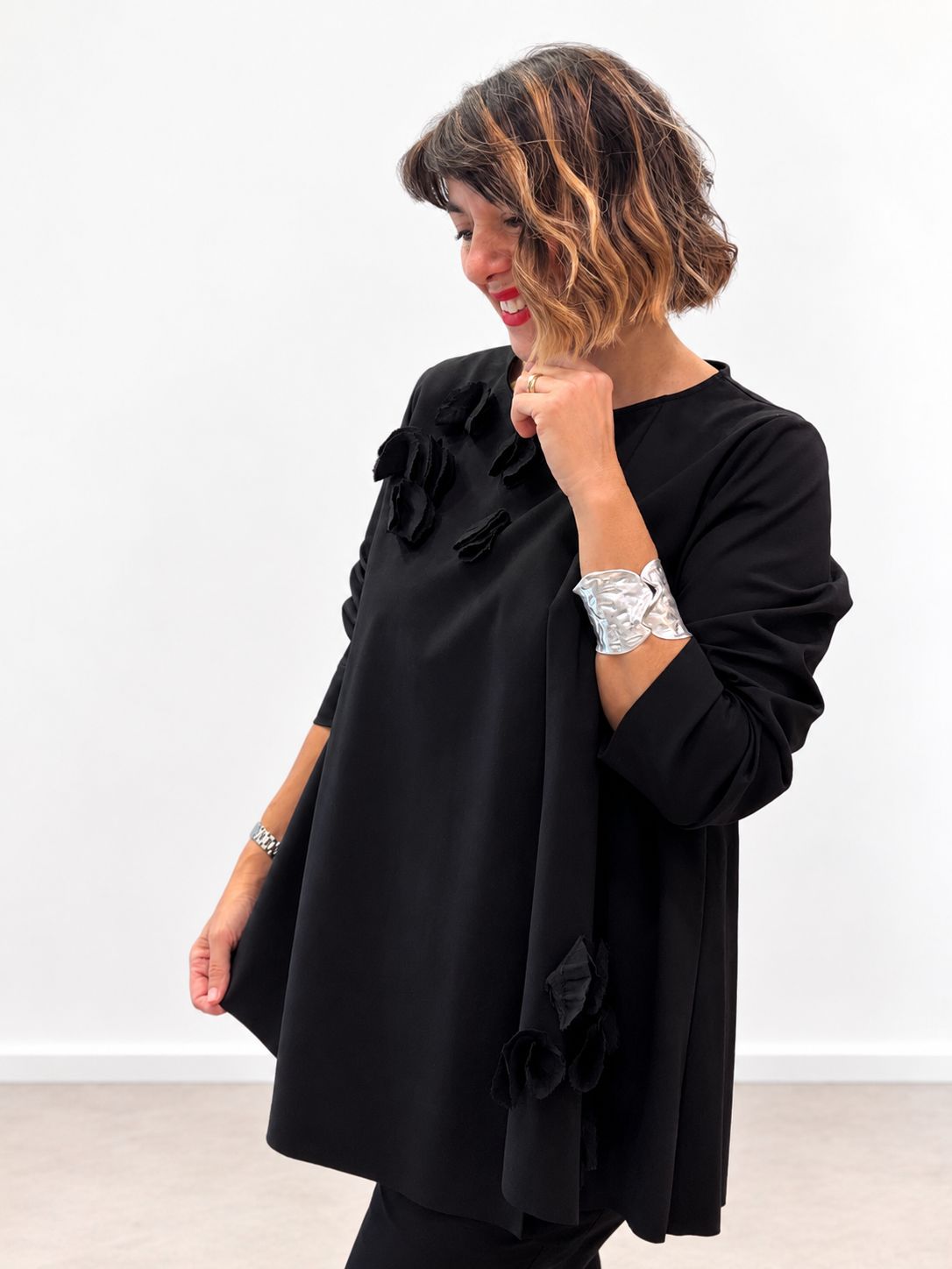 Abstract Flower Blouse