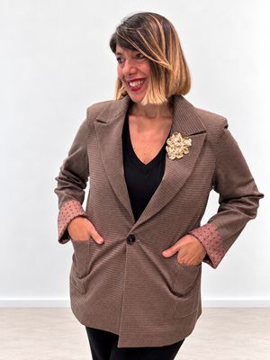 Blazer Pied Poule